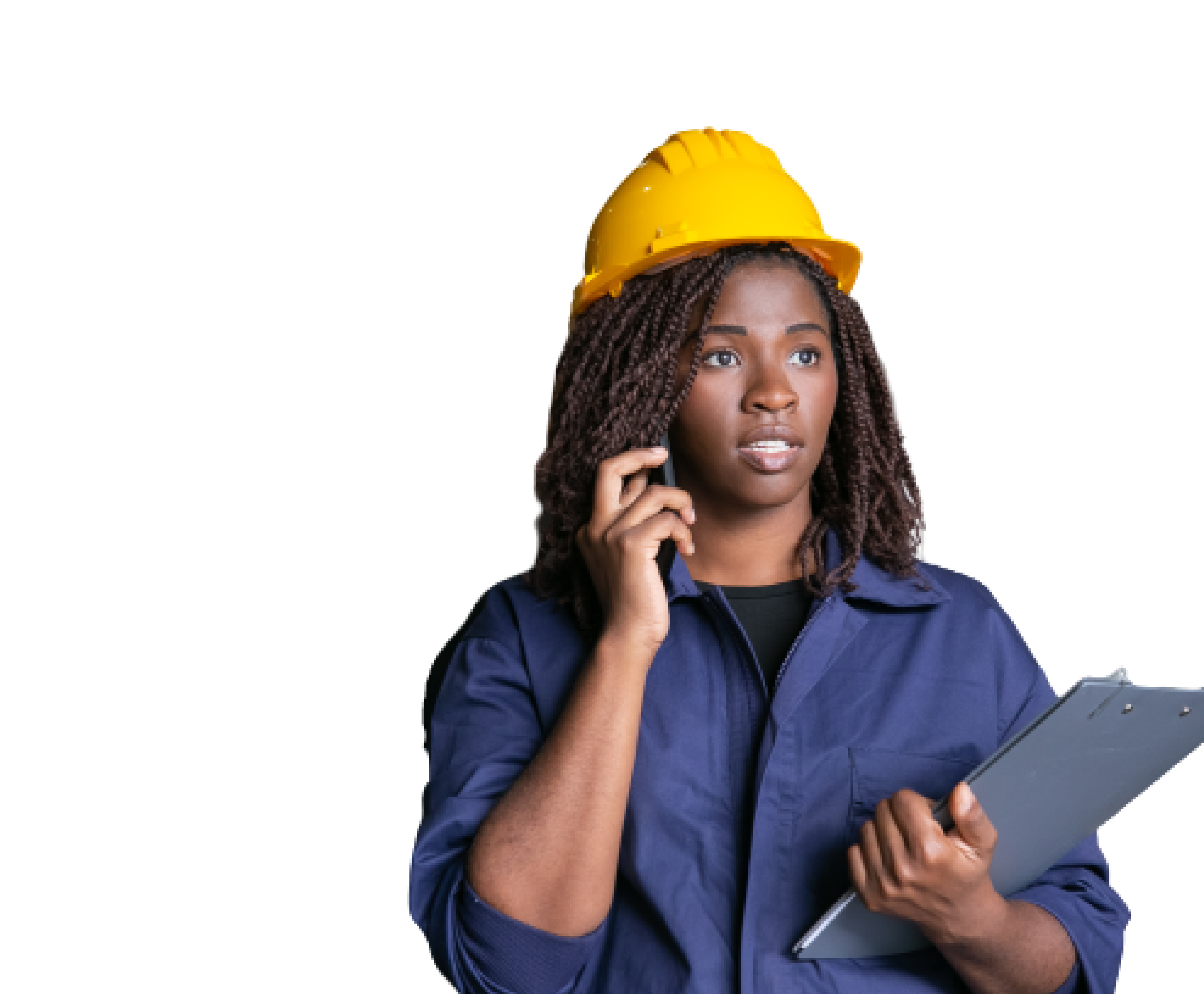 Operations coordinator in protective workwear